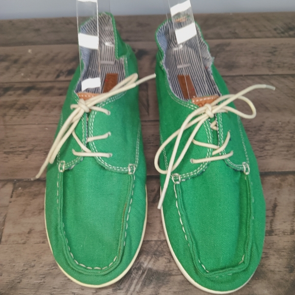 OluKai Heleuma Canvas Loafers with Step On Heels NWOT/B - Picture 5 of 5